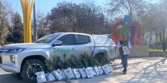 Batman’da 2023 adet fidan dağıtıldı