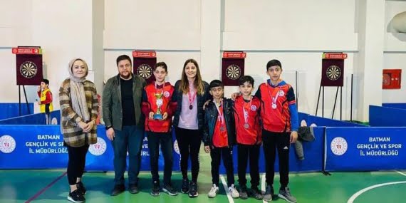 Yıldız Erkekler Dart Batman İl şampiyonası sona erdi