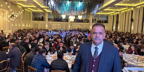 Turan, üyelerle ‘dayanışma yemeği’nde bir araya geldi