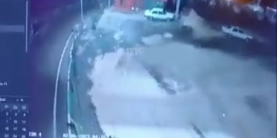 Depremin an be an kaydedilen korkutucu görüntüleri