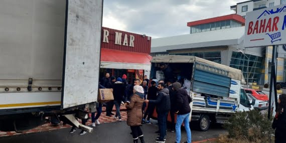 HDP tarafından organize edilen ilk yardım tırı Batman’dan yola çıktı