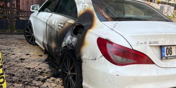 Batman’da bir işadamına ait araç ateşe verildi