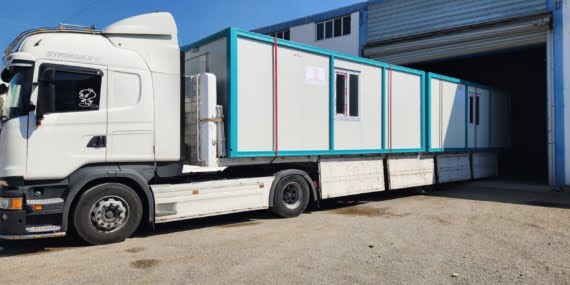 Batman'dan deprem bölgesine konteyner desteği Batman’dan deprem bölgesine konteyner desteği