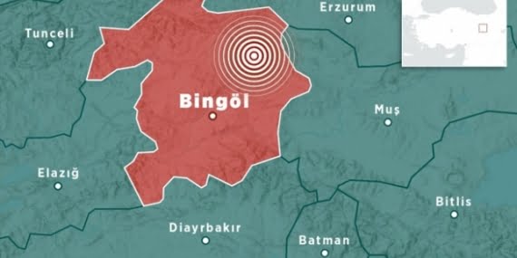 Bingöl sabah saatlerinde sallandı Bingöl sabah saatlerinde sallandı