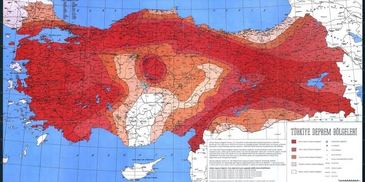 deprem haritası