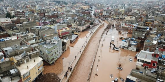 Meteorolojiden deprem bölgeleri için sel uyarısı