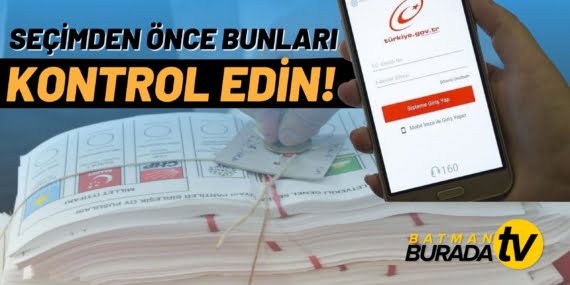 SEÇMEN KAYDINIZA BAKTINIZ MI? HANENİZDE OY KULLANACAK KAÇ KİŞİ VAR?