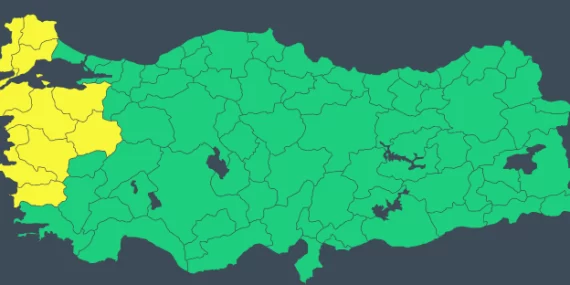 Meteoroloji’den 10 il için sarı kodlu uyarı