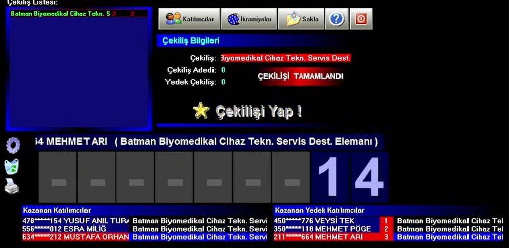 Sağlık Bakanlığı kura sonuçları açıklanıyor: İşte Batman kura sonuçları