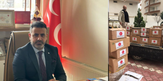 MHP’den deprem bölgesine gıda kolileri