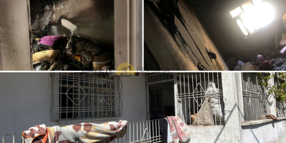 Elektirik kontağından çıkan yangın evi küle çevirdi