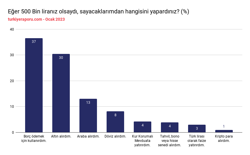 500 bin liranız olsa ne yapardınız? I Araştırma