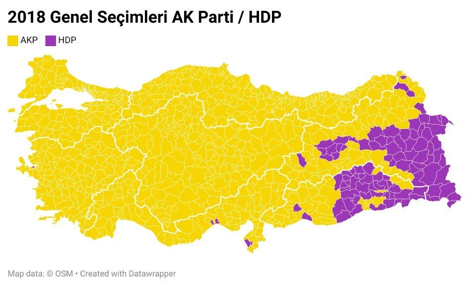 Haritalarla 2018 Genel Seçimleri