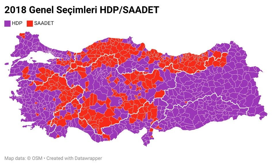 Haritalarla 2018 Genel Seçimleri