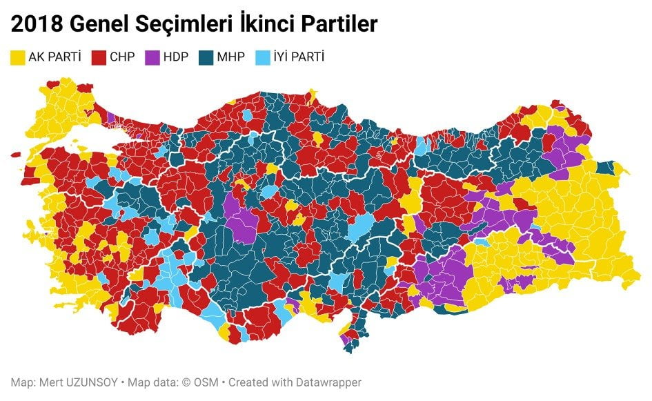 Haritalarla 2018 Genel Seçimleri