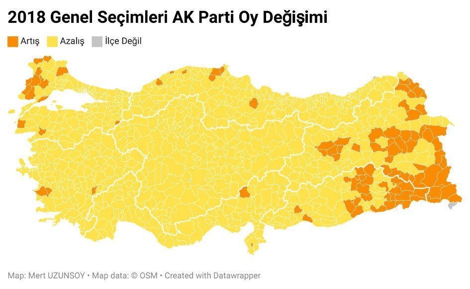 Haritalarla 2018 Genel Seçimleri