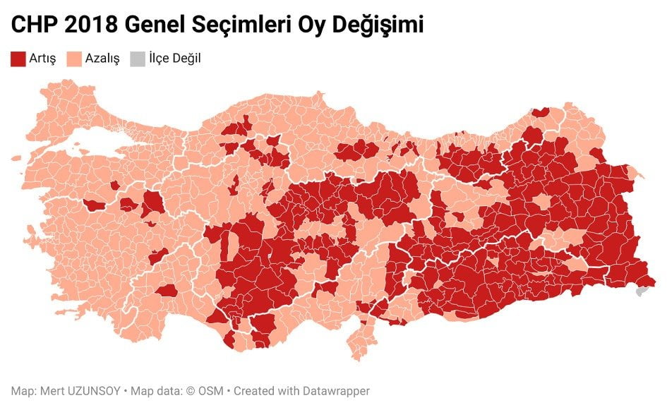 Haritalarla 2018 Genel Seçimleri