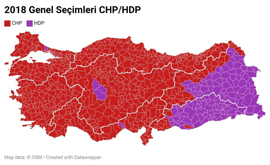 Haritalarla 2018 Genel Seçimleri