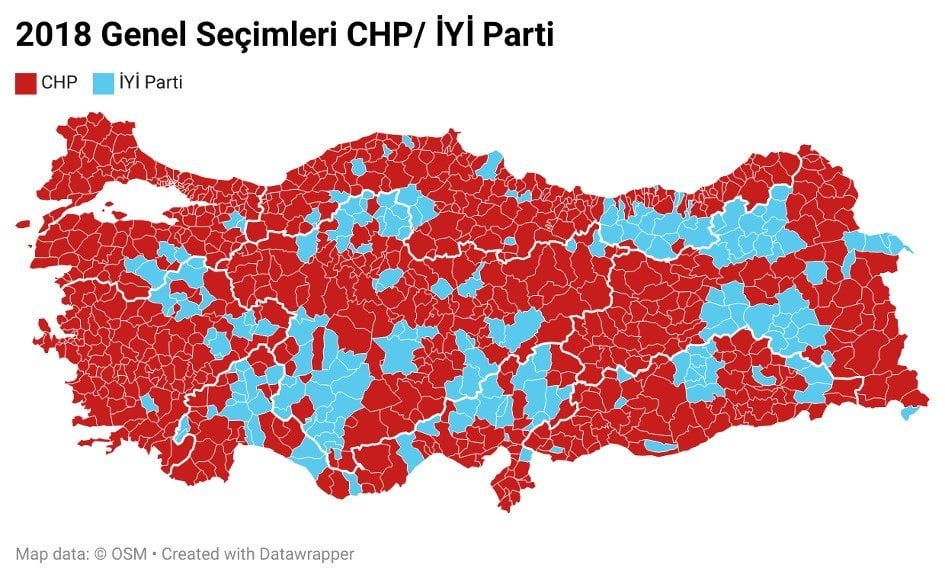 Haritalarla 2018 Genel Seçimleri