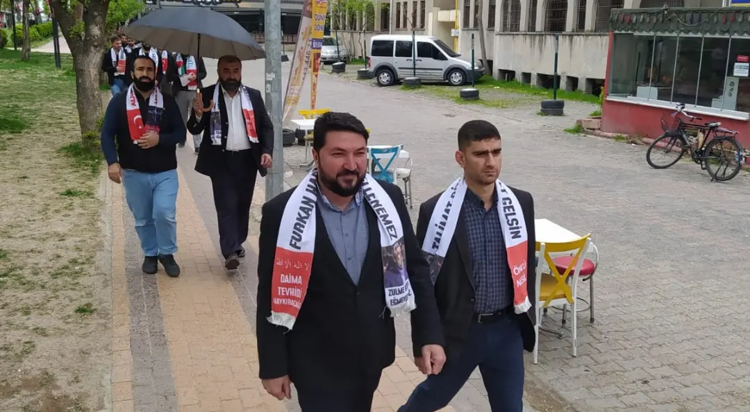 Furkan Gönüllüleri ‘Filistin için’ sokaktaydı 