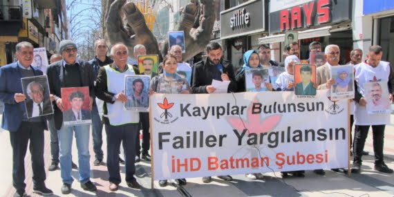 İHD ve Kayıp Yakınları Batman’da 574. kez kayıpları faillerini sordu