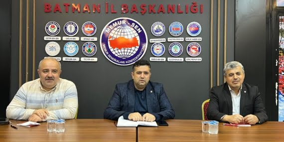 MEMUR-SEN Batman İl Başkanlığında Nisan ayı istişare toplantısı