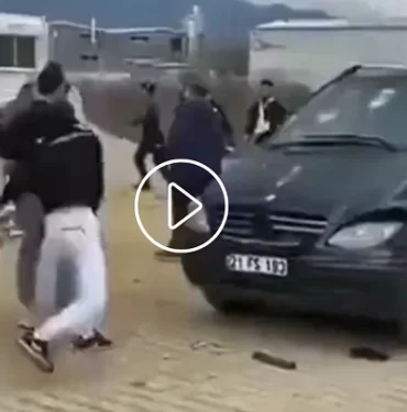 bursada-21-plakali-araca-saldiri