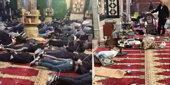 İsrail Polisinden Mescid-i Aksa’ya Baskın