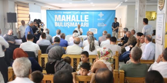 Batman’da mahalle buluşmalarının üçüncüsü bahçelievler mahallesi’nde yapıldı