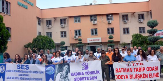 “Kadın cinayetlerine ve sağlıkta şiddete hayır”