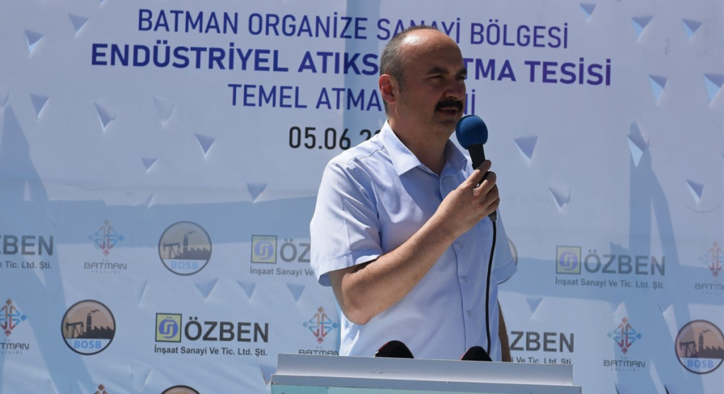 OSB’de yapılacak endüstriyel atıksu arıtma tesisinin temeli atıldı