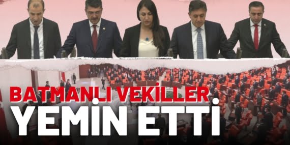 Meclis’te 28. yasama dönemi başladı. Batman Milletvekilleri TBMM’de yemin etti.
