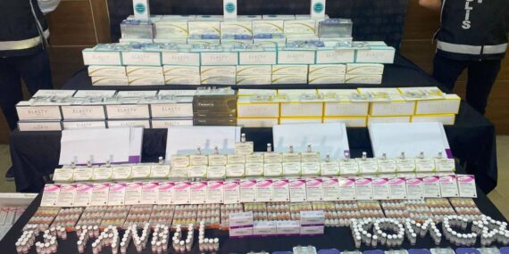 ‘Botoks’ operasyonunda 4 milyon 500 bin lira değerinde ilaç ele geçirildi