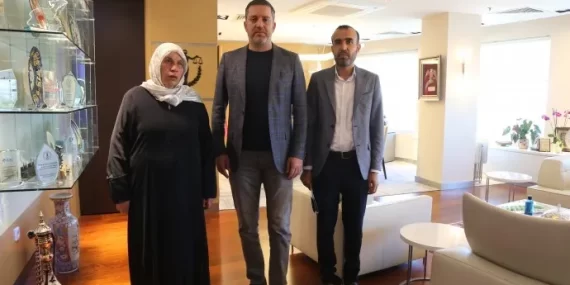 Şenyaşar ailesi Türkiye Barolar Birliği Başkanı Sağkan ile görüştü