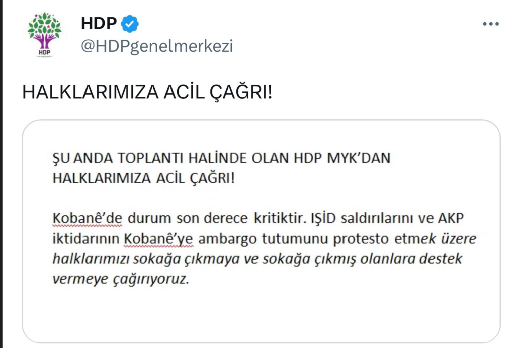 “Demirtaş'a tweet nedeniyle en az 7 kez ağırlaştırılmış müebbet hapis cezası verilecek”