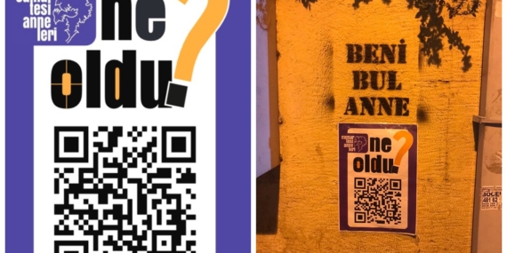 Cumartesi Anneleri çocuklarını bu kez QR kodla arıyor