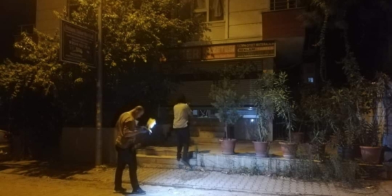 Batman Haber Gazetesi bürosuna maganda kurşunu isabet etti