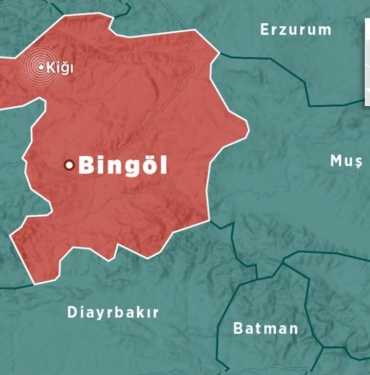 bingöl deprem harita