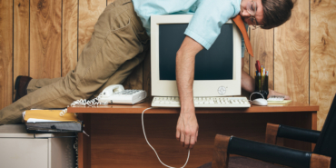 Naptime Office Worker