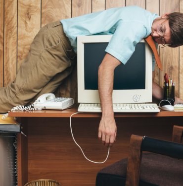 Naptime Office Worker