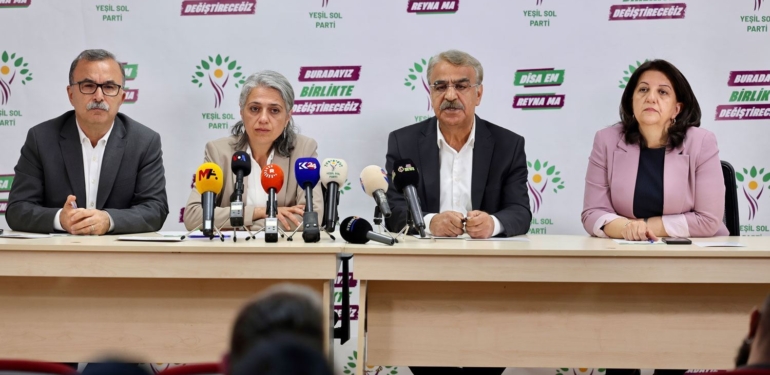 yeşil sol ve hdp eşbaşkanlar