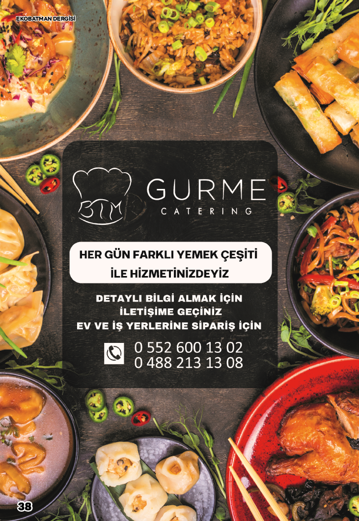 Gurme Catering Ekobatman dergisinde