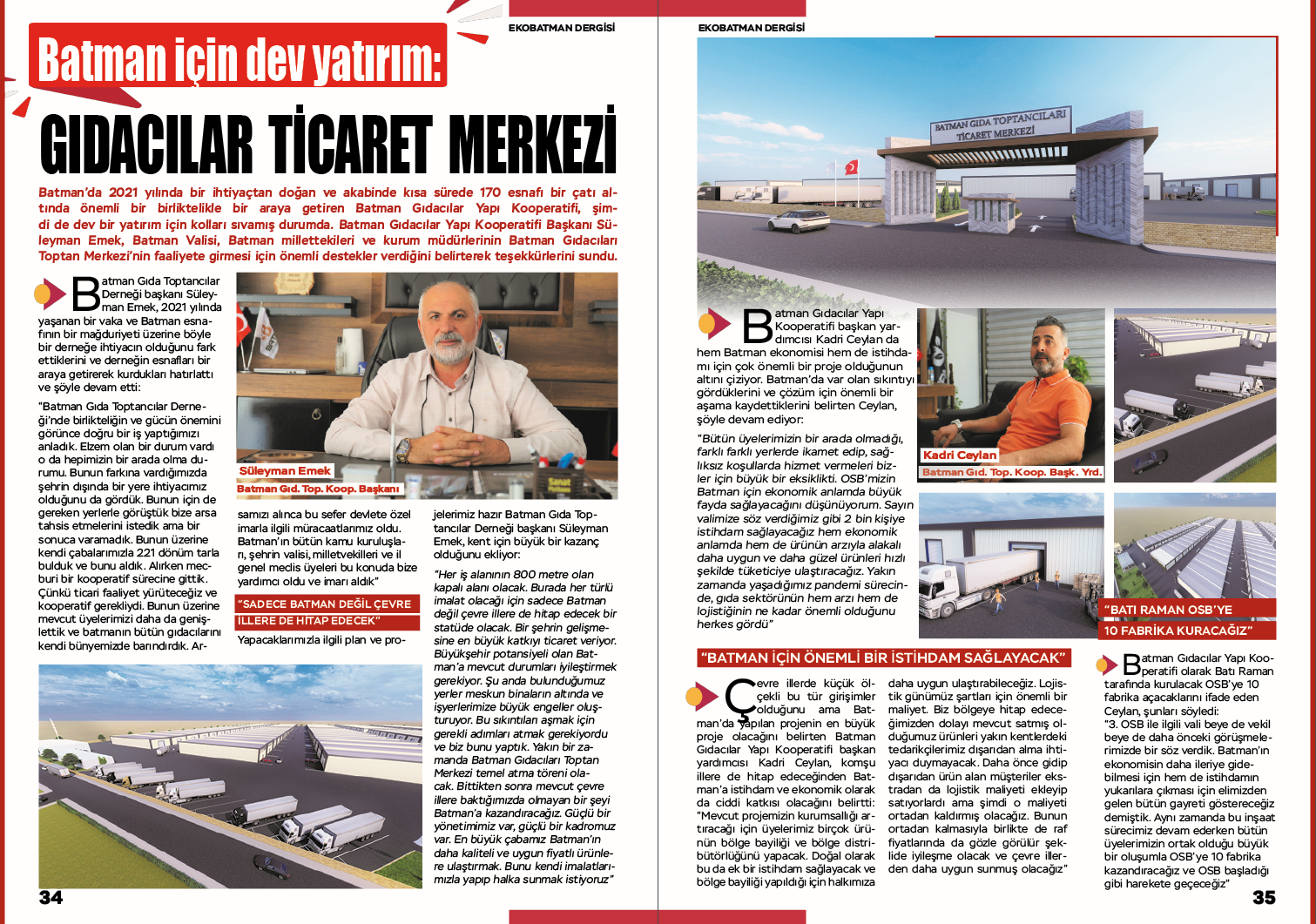 Batman için dev yatırım: Gıdacılar Ticaret Merkezi