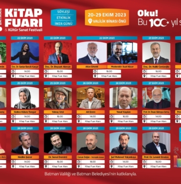 Batman 6. Kitap Fuarı ve Kültür Sanat Festivali