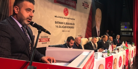 MHP’nin Batman kongresi yapıldı
