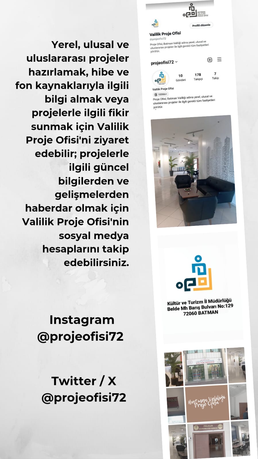 Batman Valiliği proje ofisi açıldı
