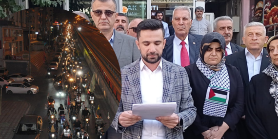 Batman’da AK Parti’den basın açıklamalı, HÜDAPAR’dan konvoylu destek!