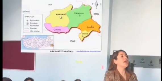 Kürtçe öğretmeni Mizgin Yalçın ‘Kürtçe şehir isimleri’ için hedef gösterildi