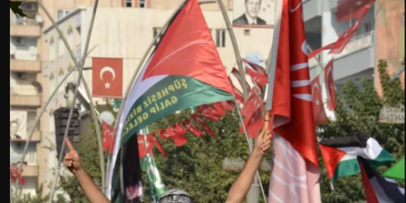 Batman’da HÜDA PAR Filistin’e destek mitingi düzenledi