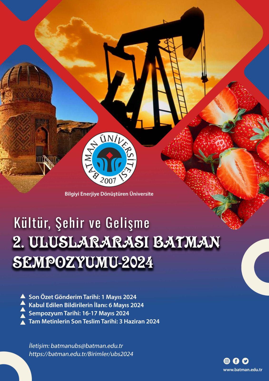 Batman Üniversitesi,  Uluslararası Batman Sempozyumunun ikincisini düzenliyor